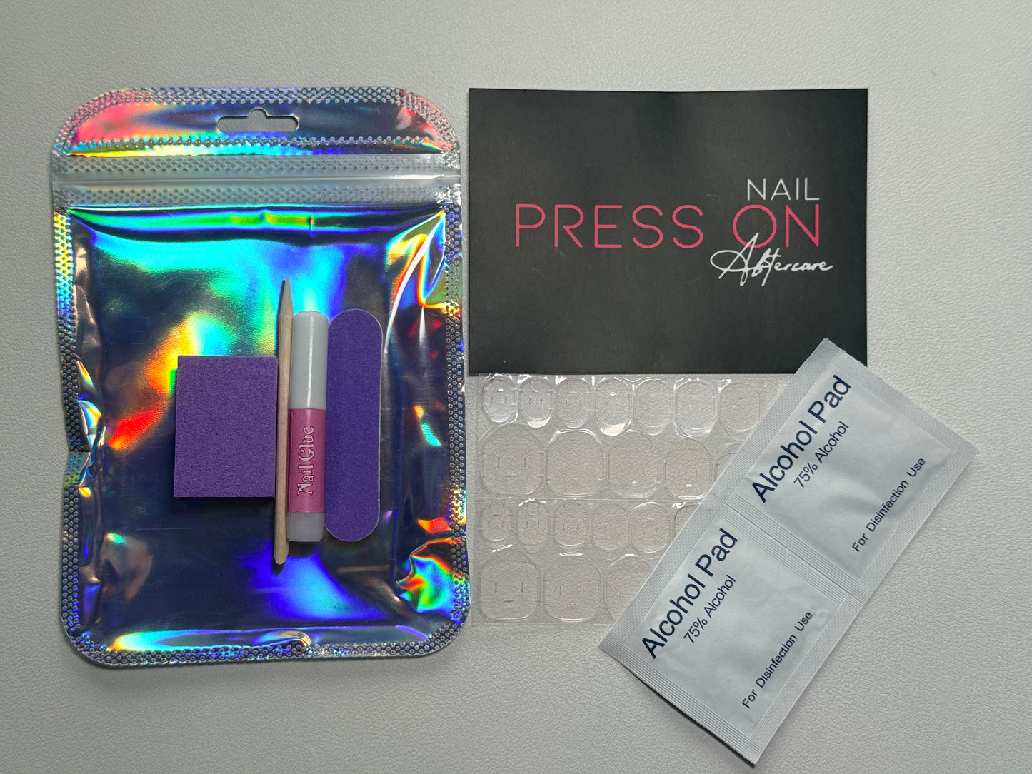 Royal Amber Finish Press-On Nails