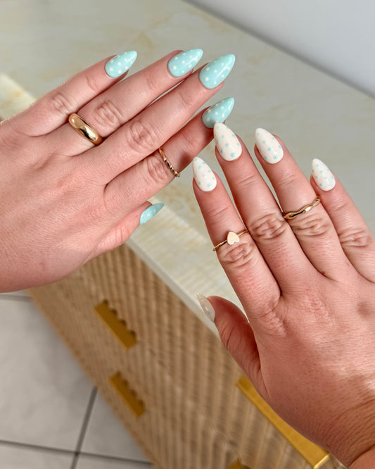 Mint Polka Dot