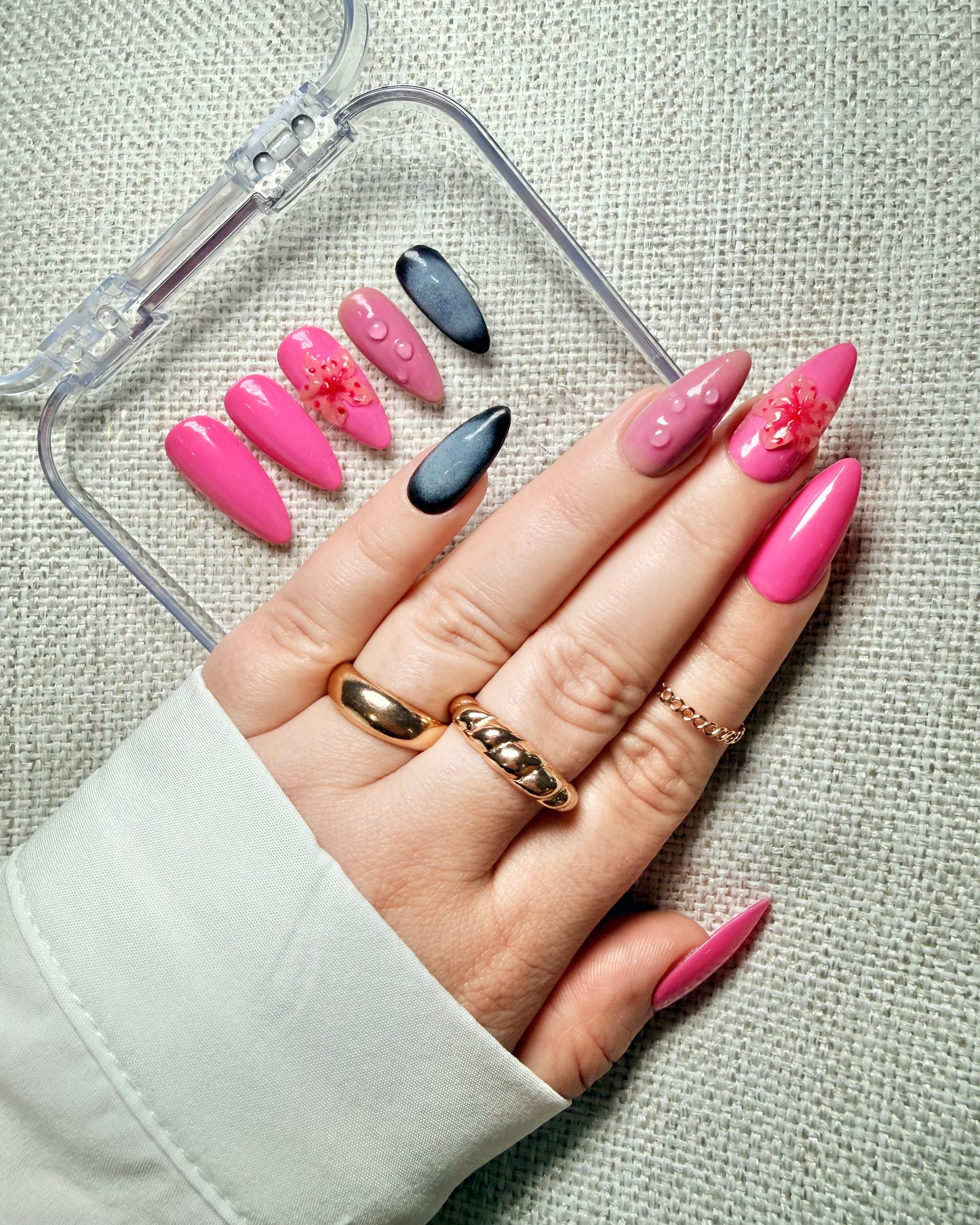 3D Pink Floral